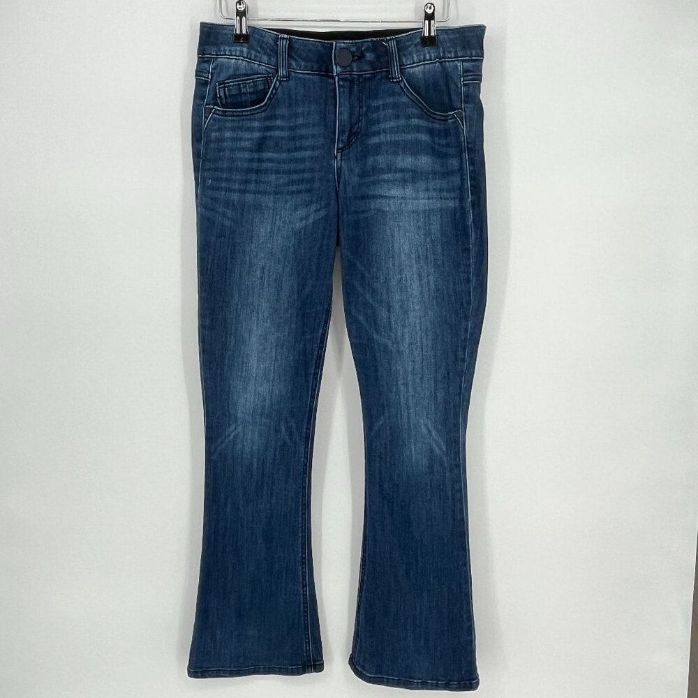 Democracy "Ab" Solution Womens Boot Cut Tummy Slimming Denim Jeans Size 6P